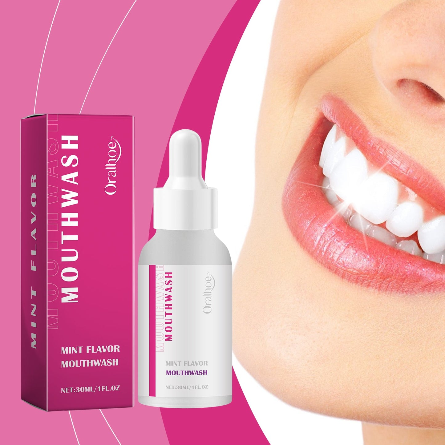 Refreshing Mint Mouthwash for Daily Dental Care