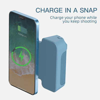Premium Magnetic Suction Wireless Charging Selfie Stick