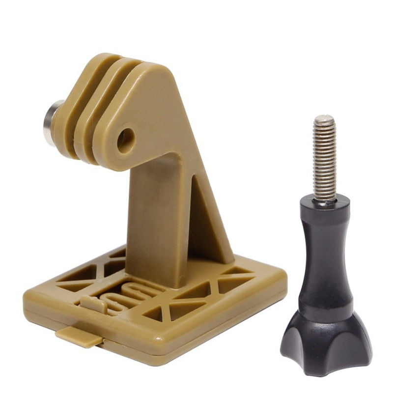 Tactical Camera Helmet Fixed Adapter Mount Airsoft Camera Adapter - Korvel