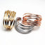 Fashion Alloy Round Chain Charms Cuff Bracelet For Women Female Gold&Silver Color Bracelets Jewelry - Korvel