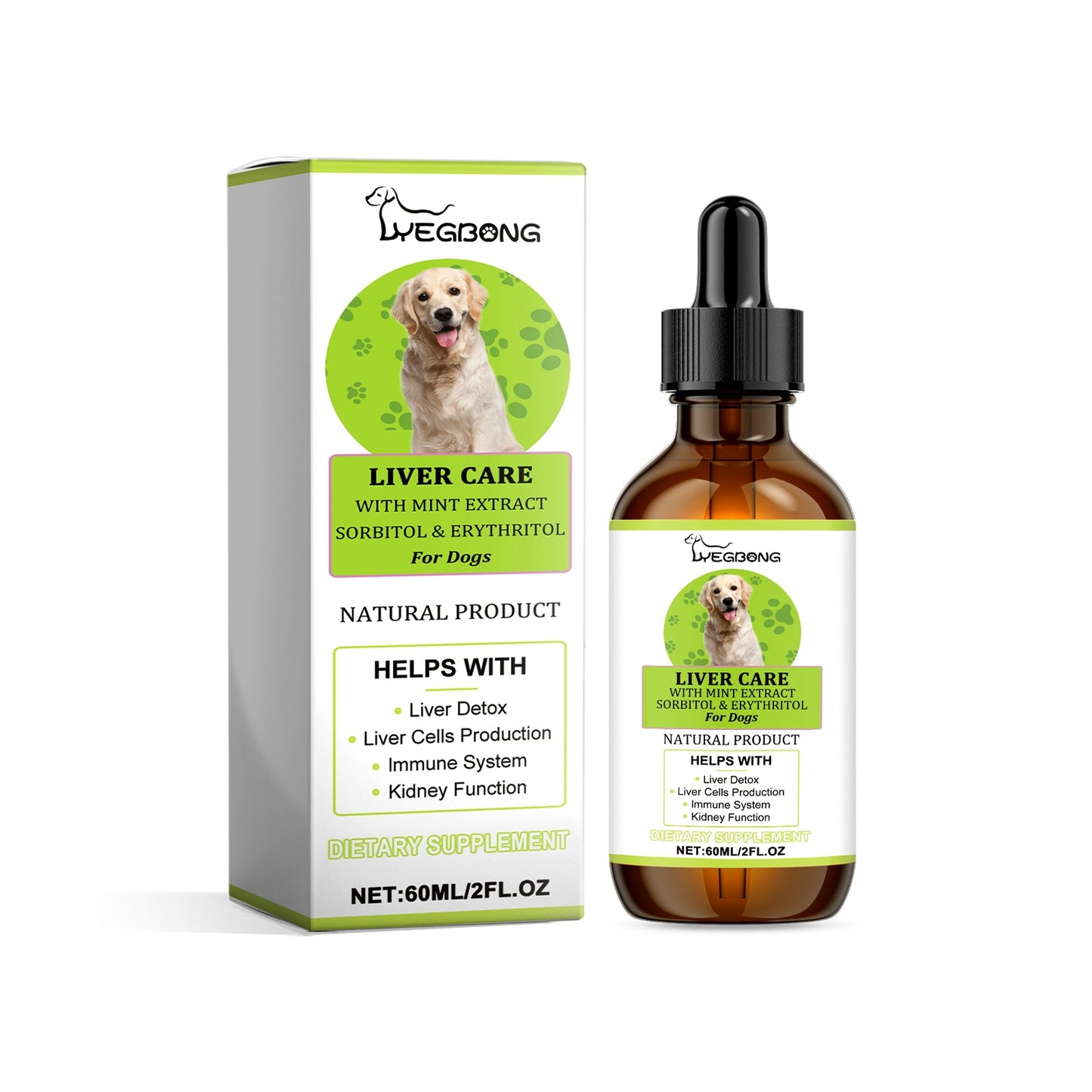 Dog Care Drops, A Comprehensive Healthy Dietary Supplement To Enhance Nutrition And Rejuvenate Dogs - Korvel
