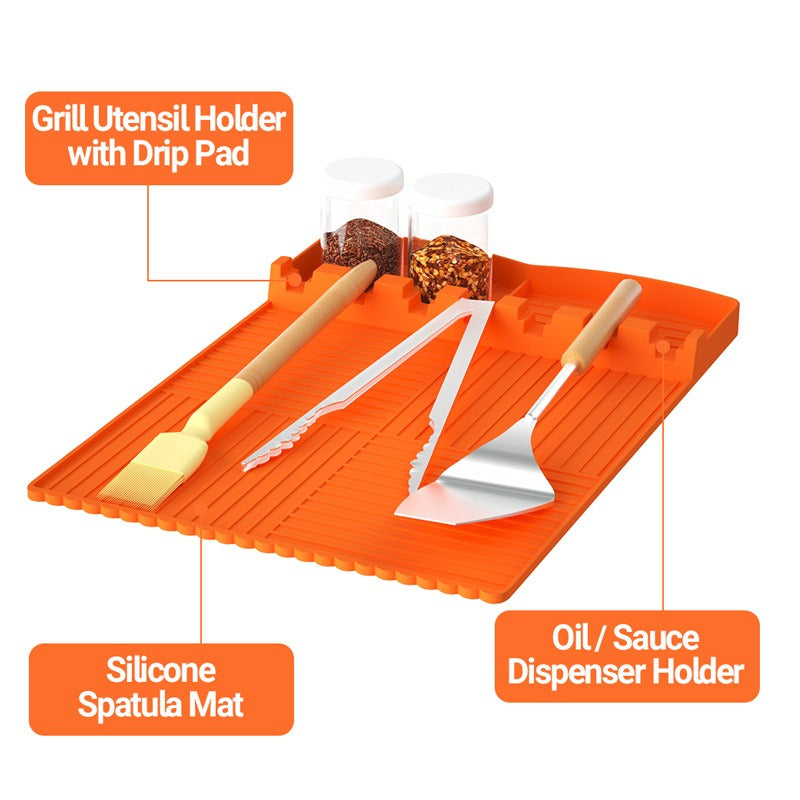 Premium Silicone Barbecue Cover & Baking Tray Pad