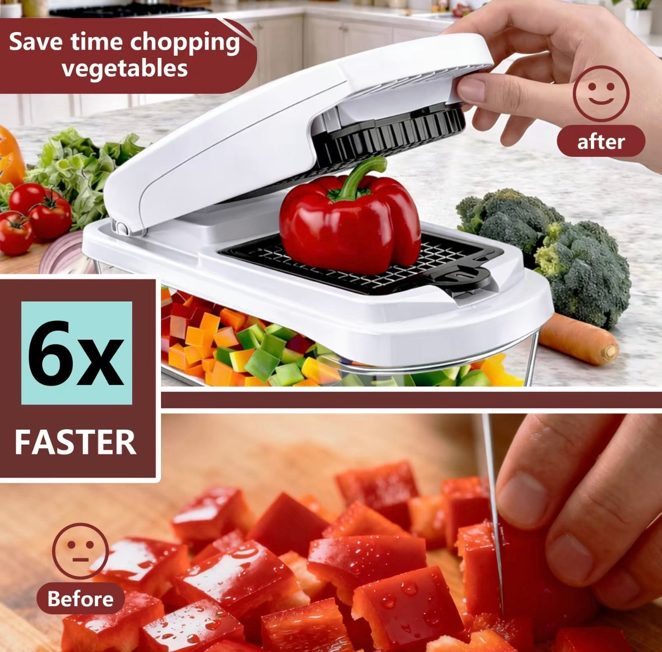 Cortador Multi Cuchilla SlicePro - Esencial Versátil para la Cocina