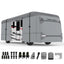 Umbrauto Class A RV Cover Upgraded Heavy Duty 7 Layers Top Windproof Breathable Class A Motorhome Camper Cover,Grey - Korvel