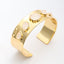 Classic Crystal Water Drop Open Bracelet