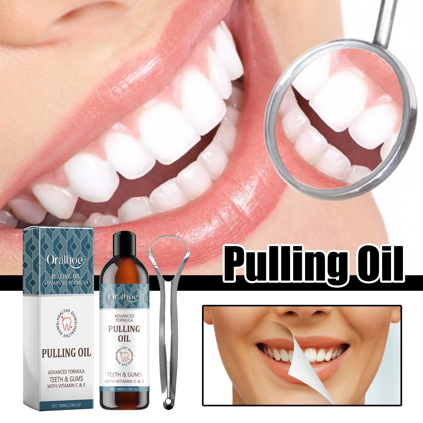 Puling Oil, Clean Mouth Odor Tartar Very Well Protect Teeth And Fresh Breath - Korvel