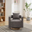 Fauteuil pivotant accent de 29,1"L - Confort moderne en charbon