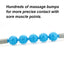 MMuscle Roller Massage Roller Stick with Point Spiky Ball Back Roller - Korvel