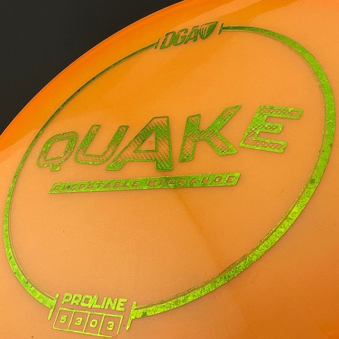 Disque de golf en plein air DGA Proline Quake Midrange