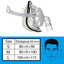 Masque facial complet BMC-FM1A CPAP avec harnais ajustable