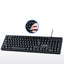 Lei Lang T15 wired USB keyboard laptop for office, home, and business use - Korvel