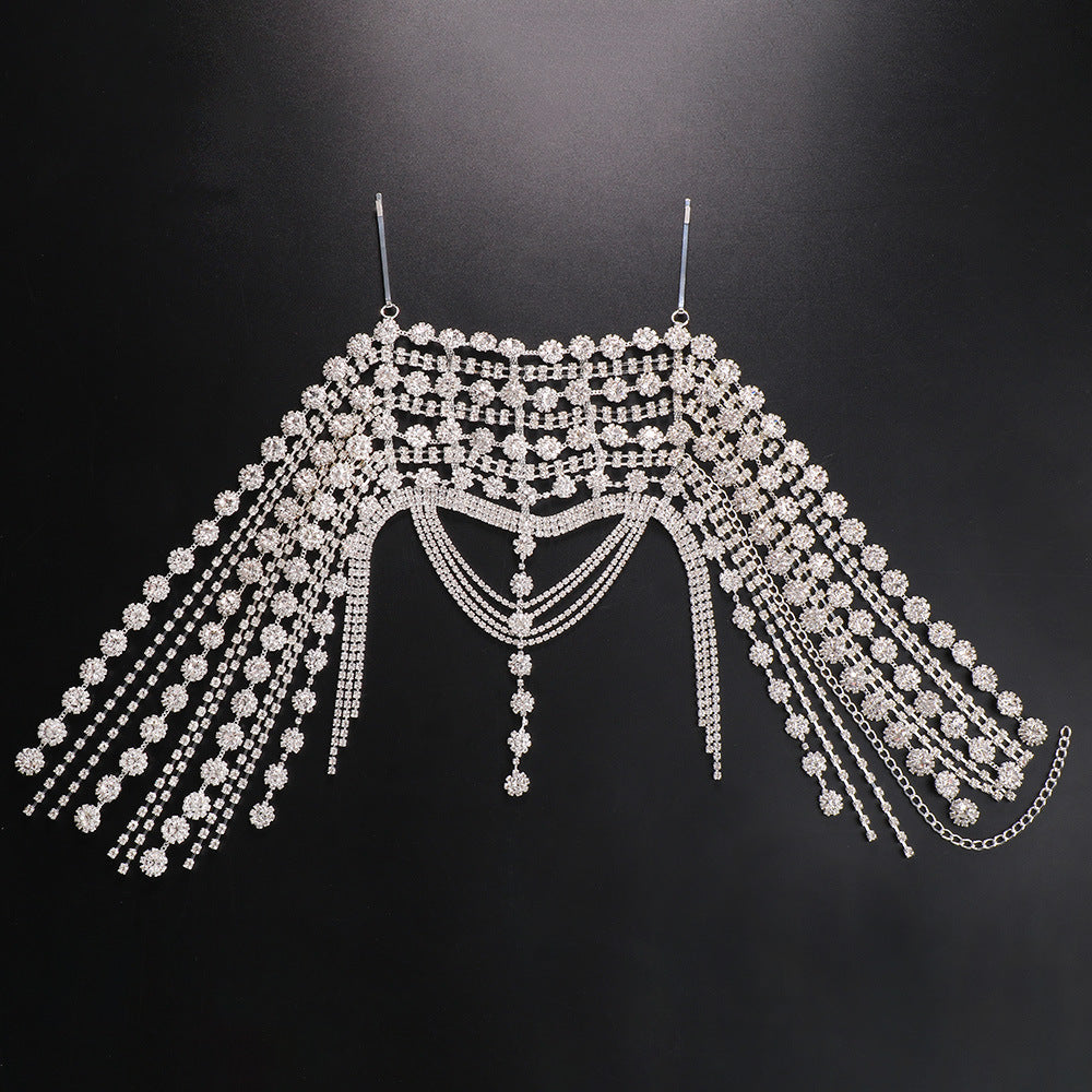 Changliu Su Hair Chain European and American Bohemian Water Diamond Forehead Chain Full of Diamond Headwear Hair chai - Korvel