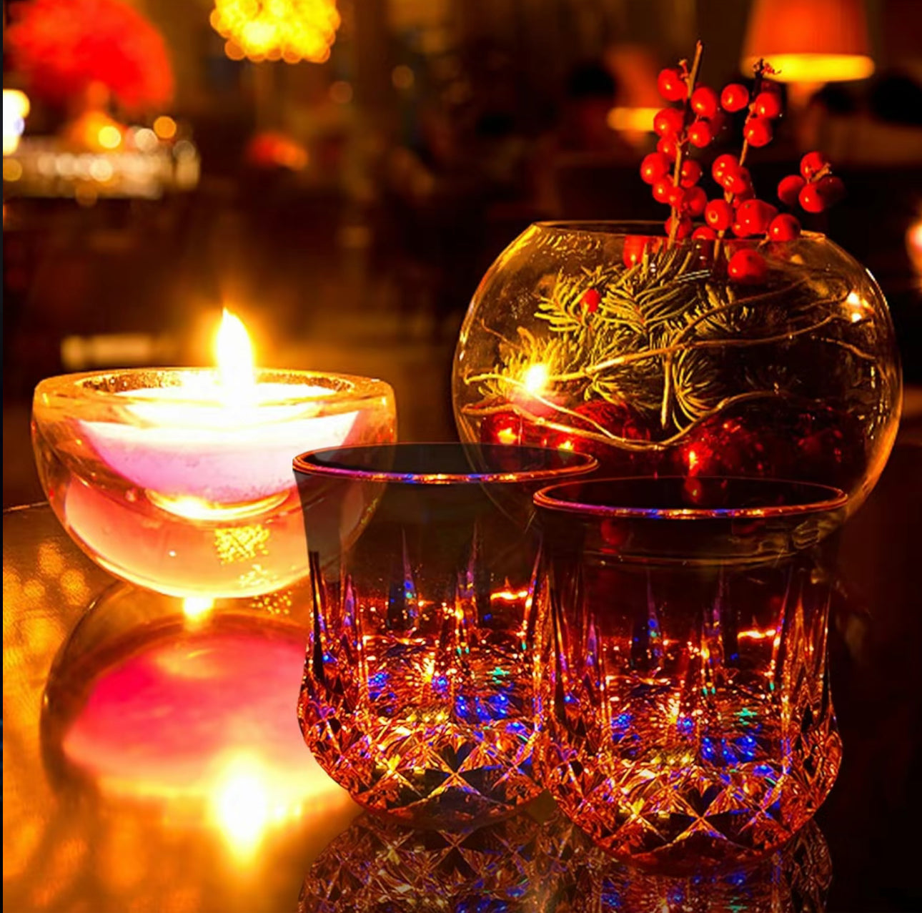 GlowSip Crystal Cups - Korvel