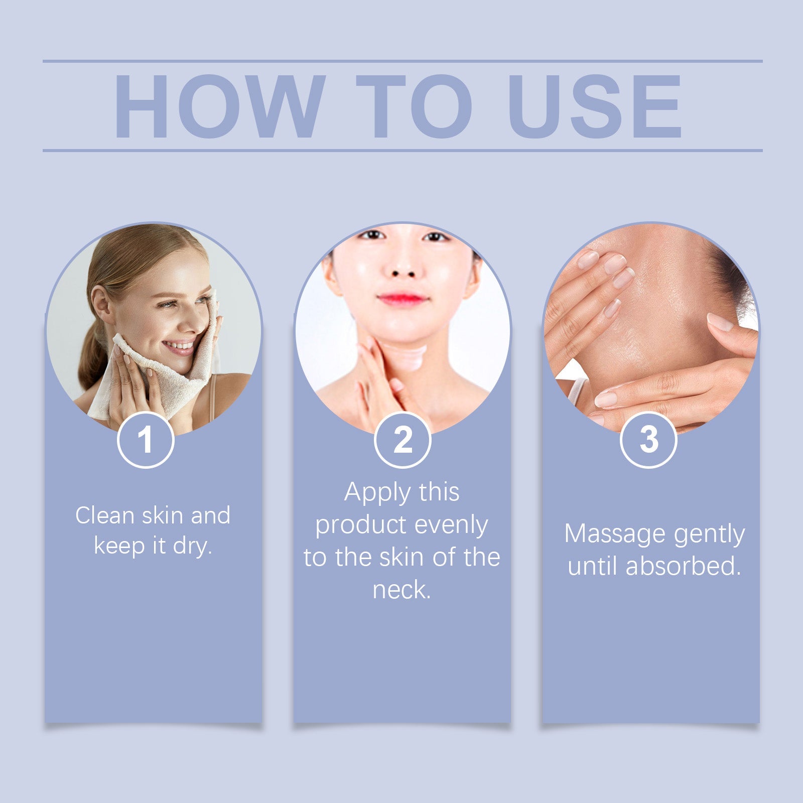 Neck Care Cream Moisturizes And Hydrates Neck Body Skin With Refreshing Skin Care And Beauty Neck Cream - Korvel