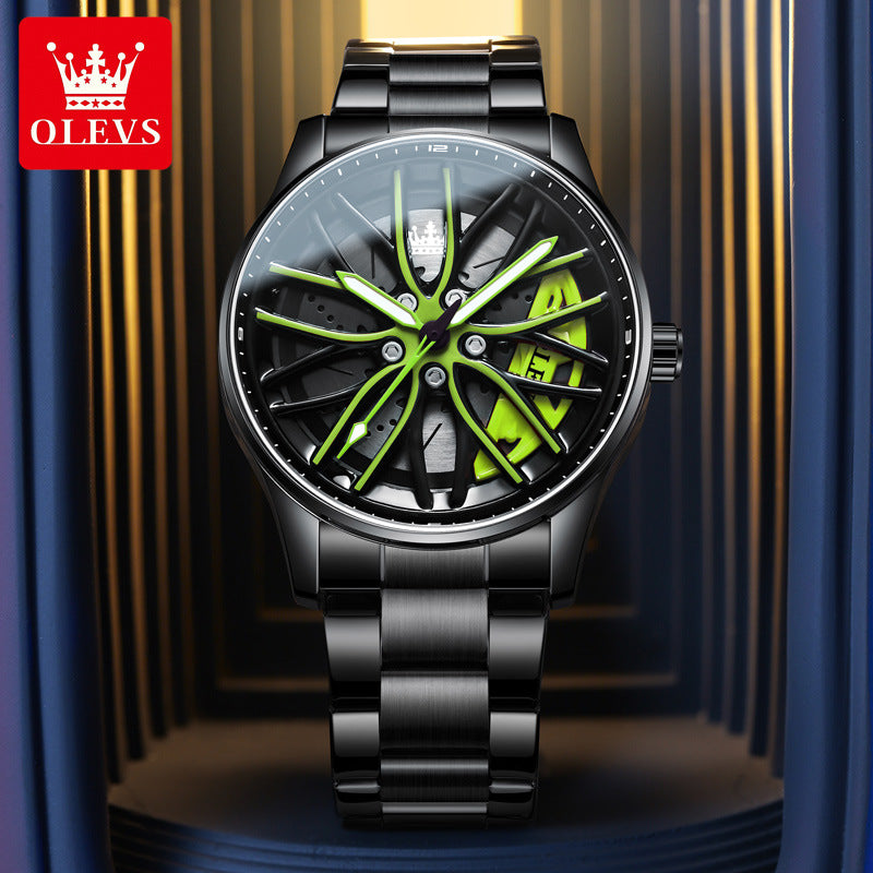 Montre à quartz étanche et à la mode pour hommes
