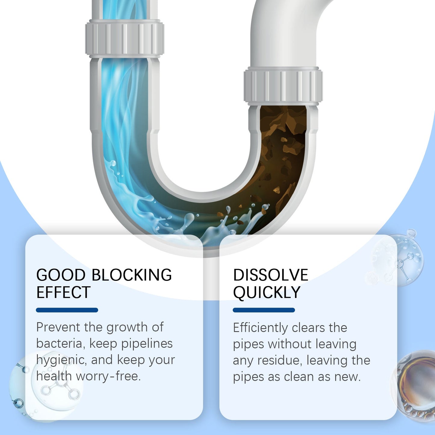 JAKEHOE Premium Drain Unclog Cleaner