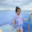 Baby swimsuit, cute cartoon girl buoyancy swimsuit, floating vest for children, baby survival swimsuit - Korvel