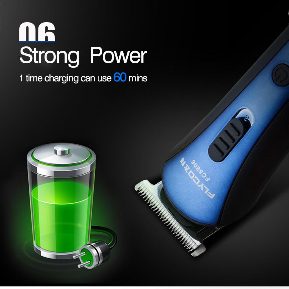FLYCO Rechargeable Electric Hair Clipper Hair Trimmers Professional Cutting Haircut Tools  FC5806 - Korvel