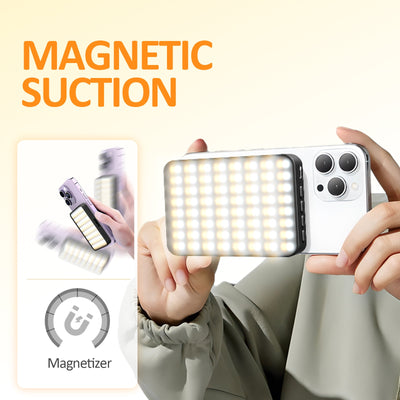 Magnetic fill light LED video conference phone fill light camera photography live broadcast photography pocket light - Korvel