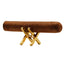 Cigar shelf pure copper gold-plated folding shelf portable cigarette holder simple - Korvel