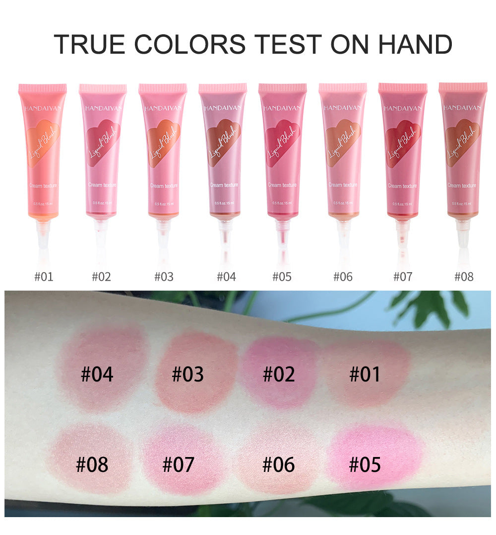HANDAIYAN Liquid Blush - Natural Matte Nude Finish