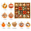 Christmas decoration 6cm electroplated ball plastic ball special-shaped painted Christmas ball gift Christmas tree pendant - Korvel