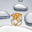 Gold-Plated Stainless Steel Star Ring - Korvel