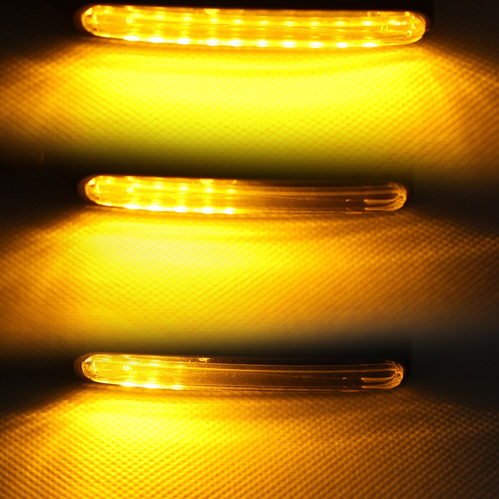 2PCS LED Motorcycle Turn Signals Light 12 SMD Tail Flasher Flowing Water Blinker IP68 Bendable Motorcycle Flashing Lights - Korvel