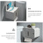 Toilet Tissue Box In The Living Room, Toilet, Induction Automatic Paper Output, No Punching, Waterproof Wall Hanging Paper Box - Korvel