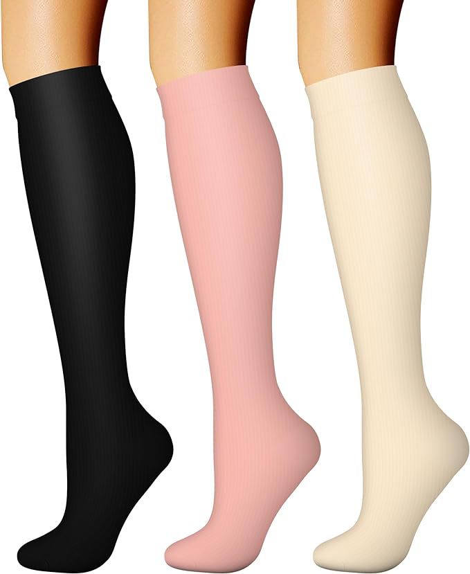 Sports pressure socks long tube socks calf socks compression socks skipping rope elastic cycling socks - Korvel
