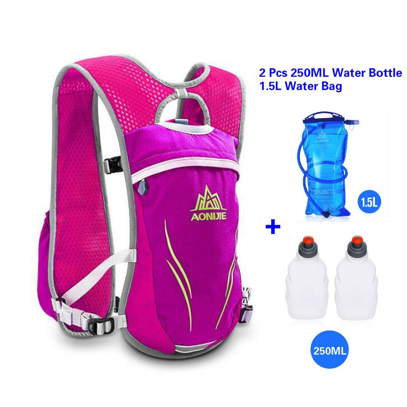 AONIJIE Running Marathon Hydration Nylon 5.5L Outdoor Running Bags Hiking Backpack Vest Marathon Cycling Backpack - Korvel