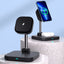 3-in-1 magnetic wireless charger holder with cooling fan suitable for wireless charging of iPhone earphones and watches - Korvel