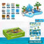 My Building World Magnetic Cube DIY Cherry Blossom Mountain Children's Educational Puzzle Assembly Toy Gift - Korvel