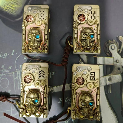 Mechanical armor catapult ignition kerosene lighter Dragon Tongue Aspley Doomsday Hunter punk lighter - Korvel