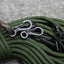 10 Pcs Equipment Survival EDC Paracord Carabiner Snap Mini SF Spring Clip Camping Hiking Hook Backpack Tactical Buckle Clip - Korvel