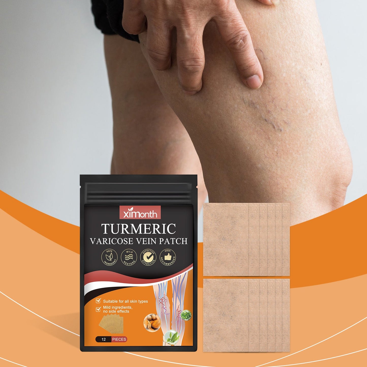 Parche Premium para el Cuidado de las Piernas para Comodidad y Vitalidad