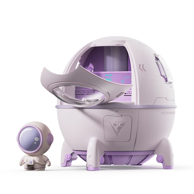 Portable Astronaut Humidifier with LED Light and Aroma Diffuser - USB Powered for Clean and Hydrated Air Cute Aesthetic Stuff - Korvel