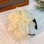 Oversized and exaggerated handmade fabric flower versatile headband - Korvel