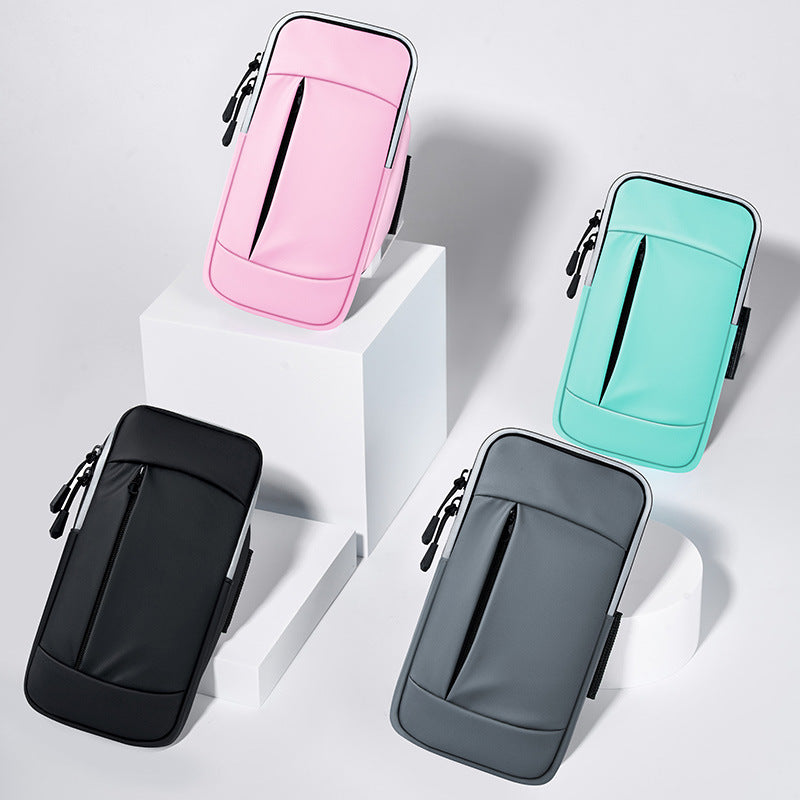 Running Phone Arm Bag Outdoor Phone Bag Men's and Women's Phone Arm Strap Sports Phone Arm Cover Wrist Bag Waterproof - Korvel
