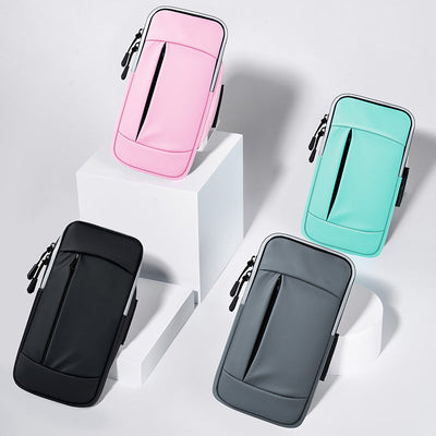Running Phone Arm Bag Outdoor Phone Bag Men's and Women's Phone Arm Strap Sports Phone Arm Cover Wrist Bag Waterproof - Korvel