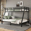 Lit superposé en métal Twin XL sur Queen - Design gain de place