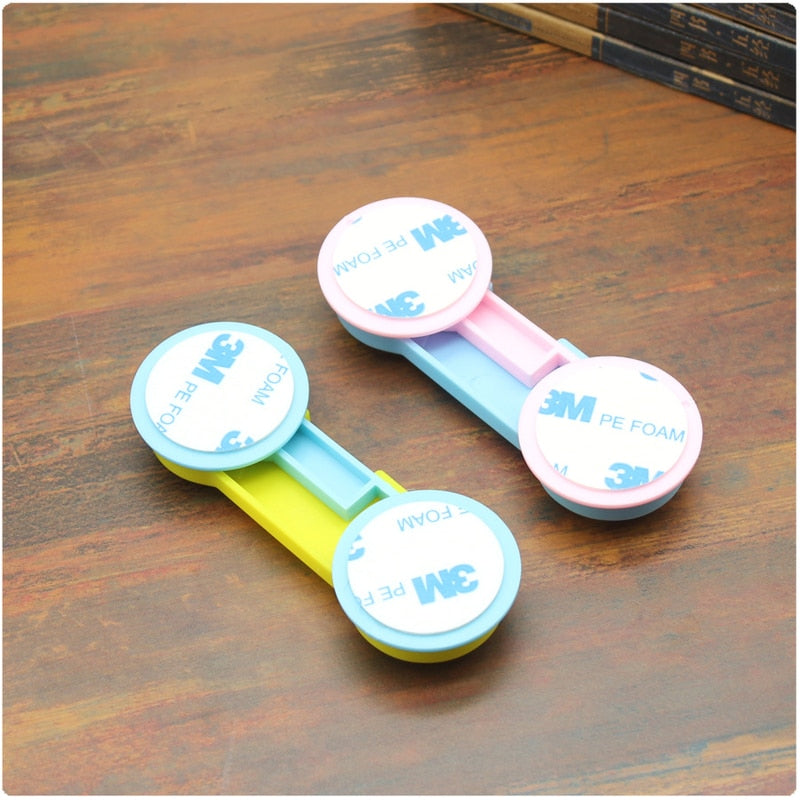 5pc/lot Plastic Cabinet Lock Child Safety Baby Protection From Children Safe Locks for Refrigerators Baby Security Drawer Latches - Korvel