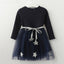 Bear Leader Girls Dress Pentagram Princess Dress Brand Girls Clothes Children Clothing European and American Style Girls Dresses - Korvel