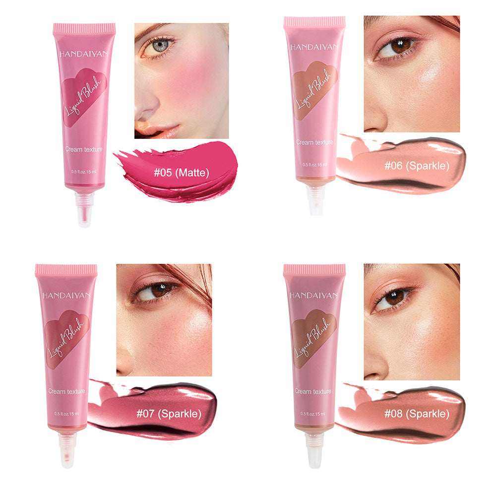 HANDAIYAN Liquid Blush - Natural Matte Nude Finish