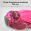 Palisandro Baby Rat Swimbait Bucktail - Muskie/Pike Lure, Hand - tied Deer Hair, Solid Body Fishing Rig - Korvel