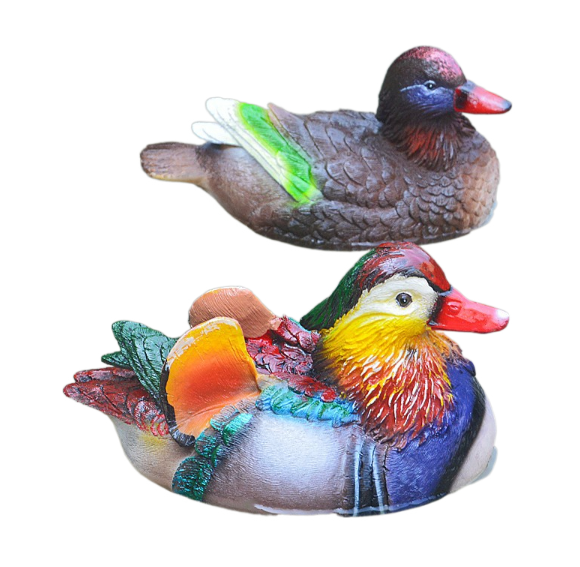 Floating Mandarin Duck Landscape Resin Decoration - Korvel