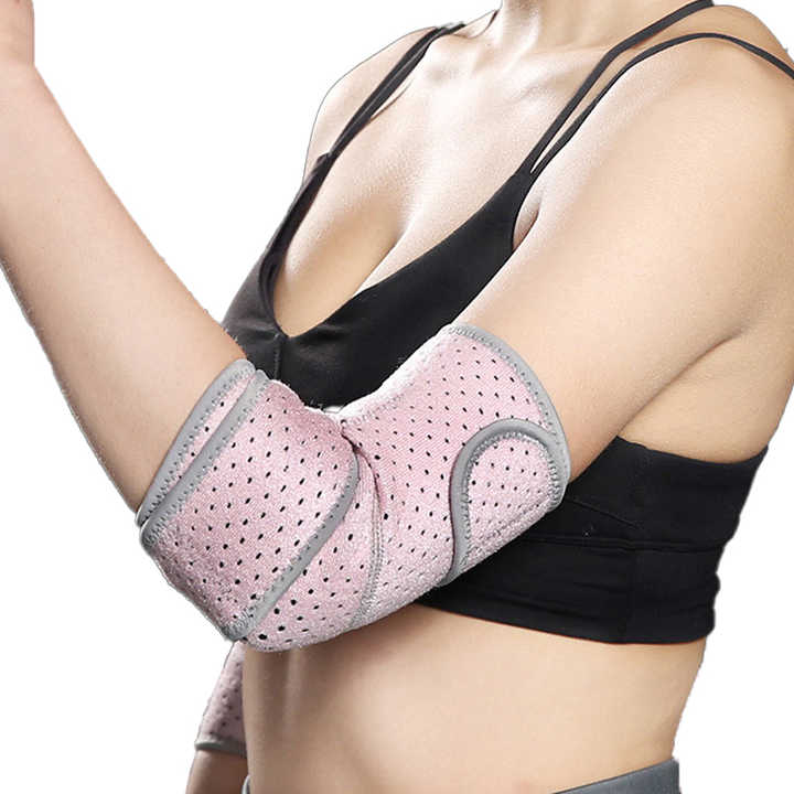 Sports elbow protection men's fitness arm cover arm joint protection warm elbow cover strap protection - Korvel