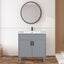 Ensemble de meuble de salle de bain élégant avec lavabo et rangement