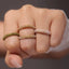 Zircon Light Luxury Ring Stainless Steel PVD Plated Finger Ring Jewelry - Korvel