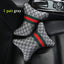 Luxury Linen Car Headrest Pillow - Unisex Neck Rest Cushion